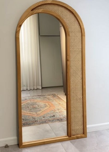 Rattan With Solid Wood Frame