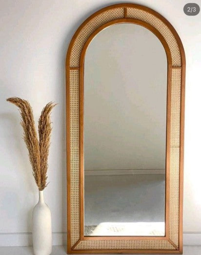 Rattan With Solid Wood Frame