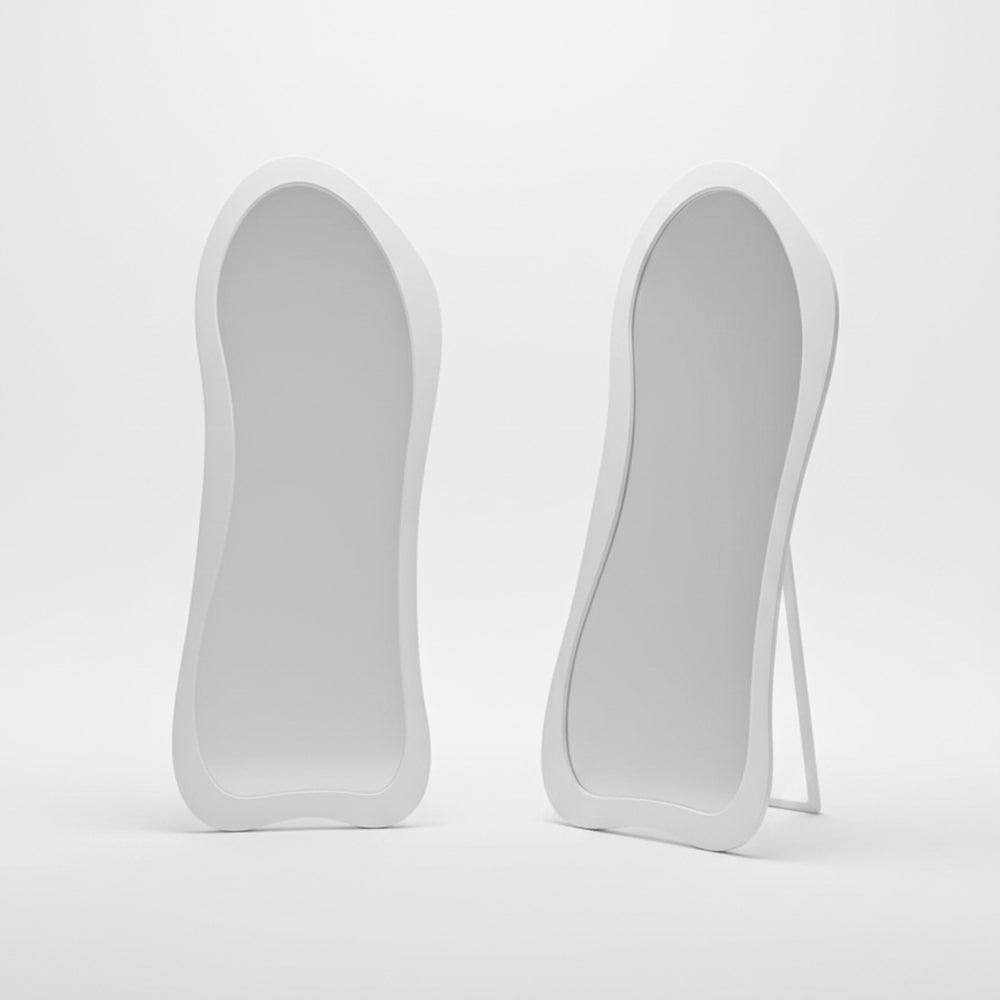 Wavy Stand Mirror