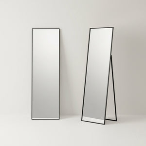 Minimalist Black Frame Standing Mirror