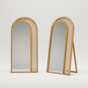 Rattan With Solid Wood Frame