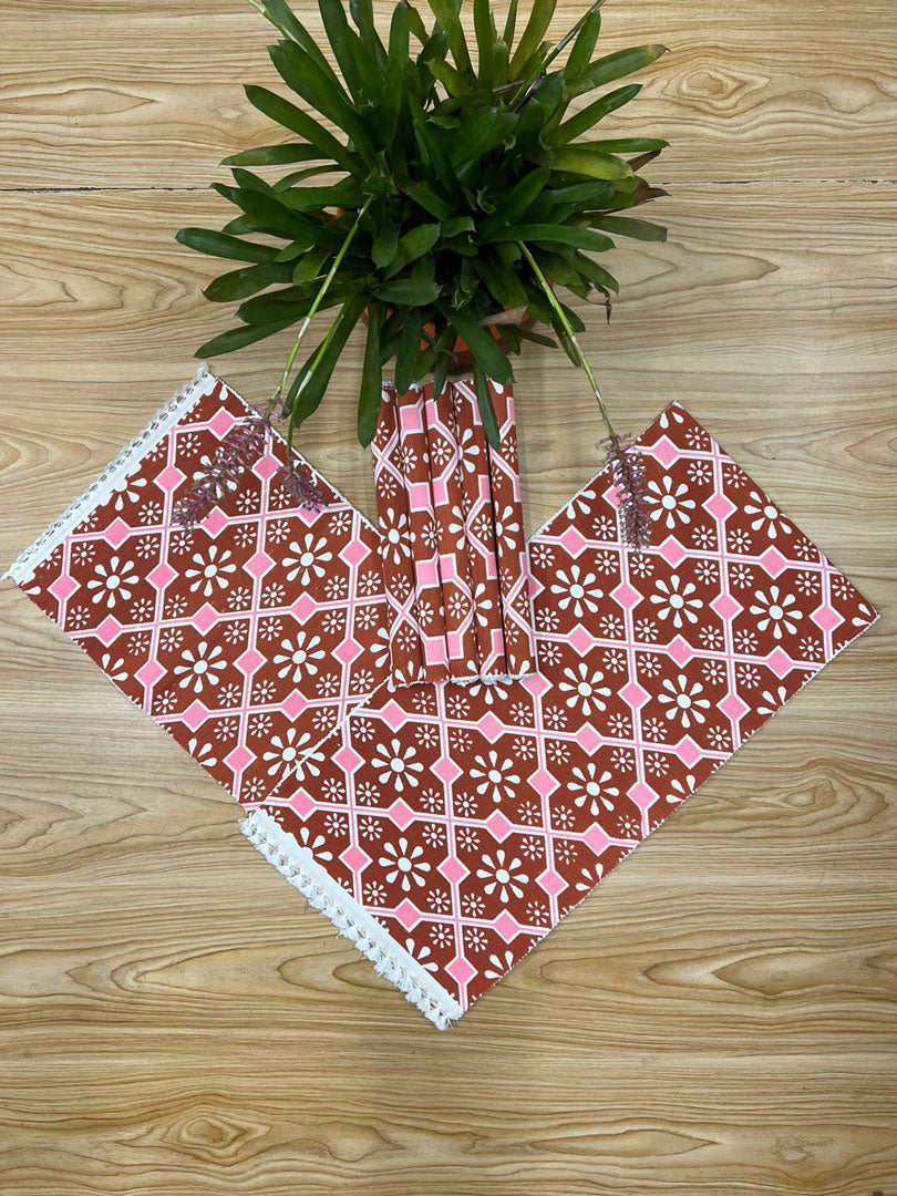 Aesthetic Cotton Table Runner