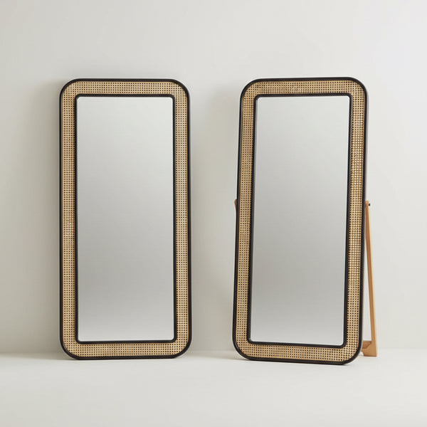 Rattan With Solid Wood Frame