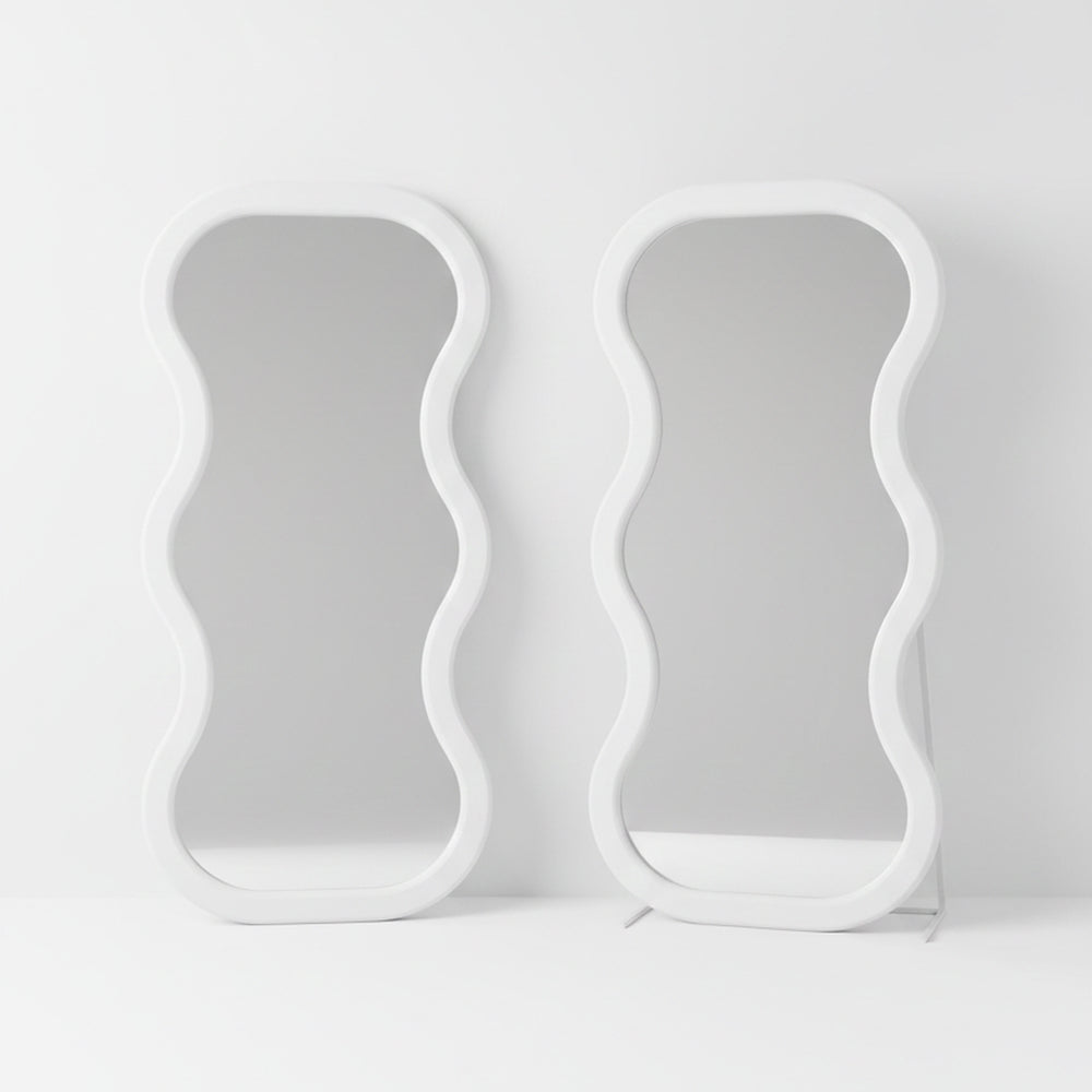 Wavy Stand Mirror