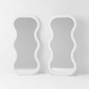 Wavy Stand Mirror