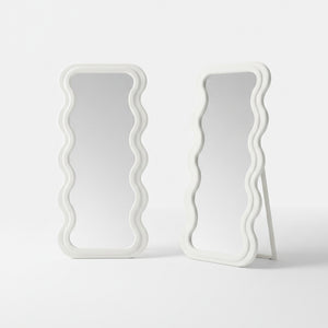 Wavy Stand Mirror