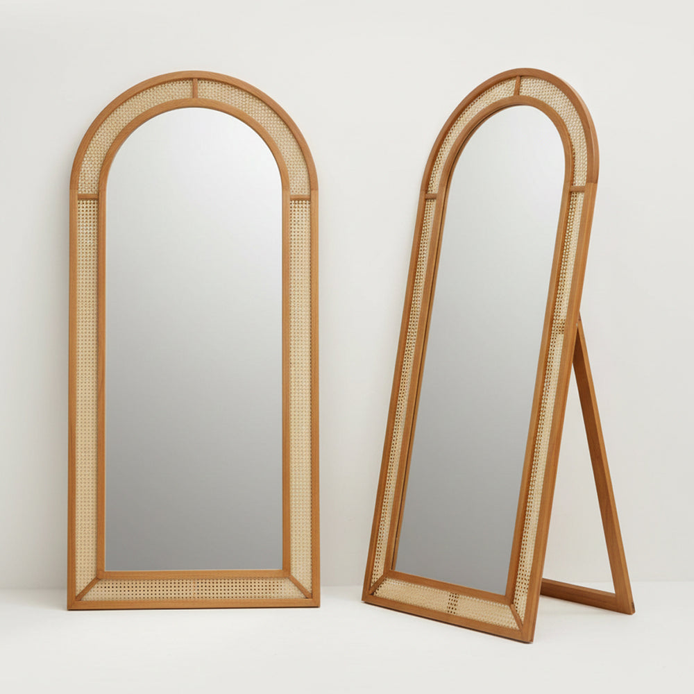 Rattan With Solid Wood Frame