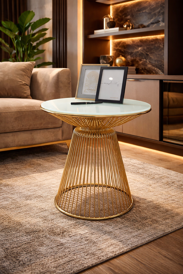 Modern Luxury Gold Coffee Table