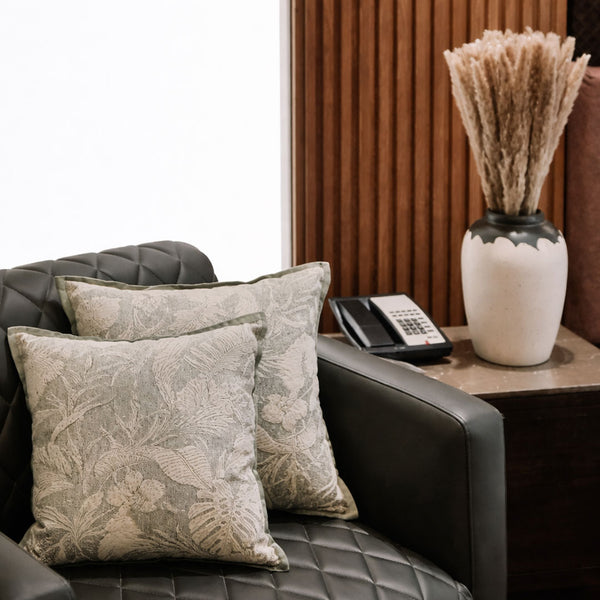 Ash Woven Texture Cushion Cover