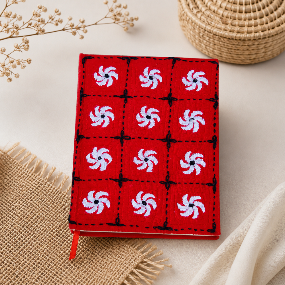 Handcrafted Nakshi Embroidered Notebook