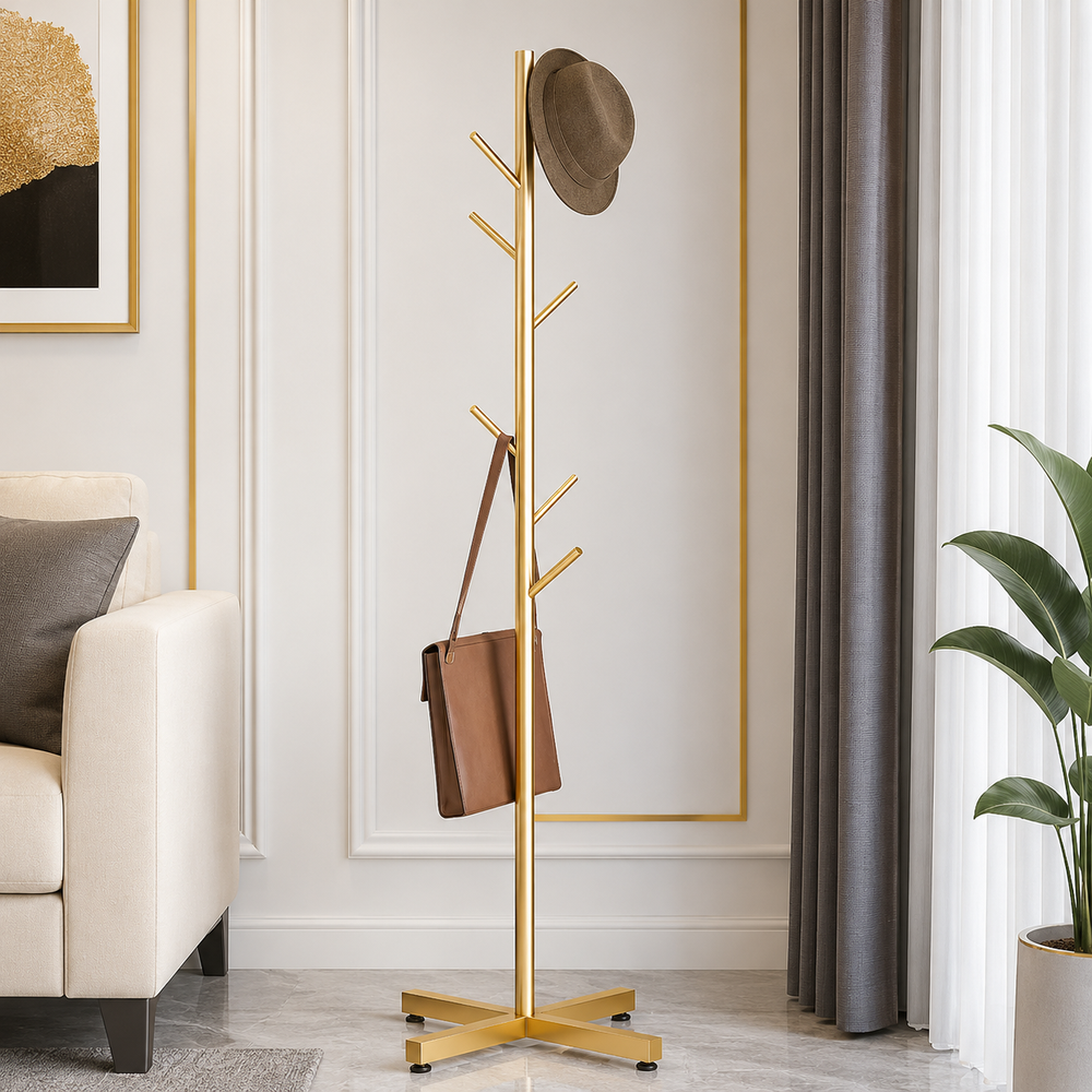 Premium Wrought Iron Coat Hanger