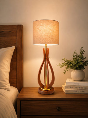 Modern Wooden Table Lamp