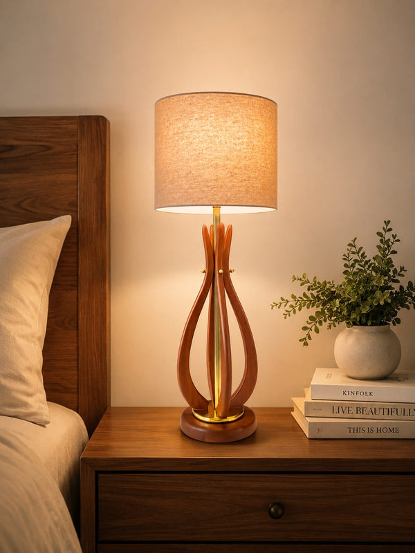 Modern Wooden Table Lamp